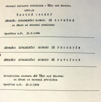 Bystřice nad Pernštejnem, Okresní přehlídka dětských divadelních souborů a souborů dospělých hrajících pro děti 1984