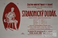 Tisová, Obecná škola, Strakonický dudák - plakát, 1928