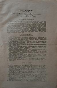 Polánky nad Dědinou, SDO Alois Jirásek, Stanovy ÚMDOČ, 1934