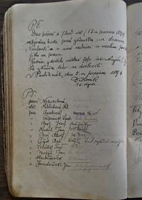 Pardubice, Spolek divadelních ochotníků, Kniha oběžníků, 1893 - 1902