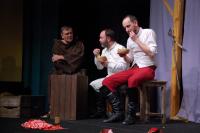 Praha, Pod Petřínem, Dva muži v šachu, KP Lounské divadlení 2019.