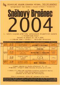 Brněnec, KP Sněhový Brněnec, plakát, 2004
