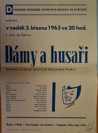 Střítež, OB, Dámy a husaři - plakát, 1963
