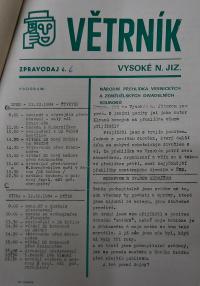 Hradec Králové, Krajské kulturní středisko, Impuls, Vysoké nad Jizerou, NP Krakonošův divadelní podzim, 1984