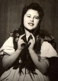 Bílá Třemešná, školní soubor, Jiří Beneš: Pohádka o Honzovi a princezně Zlatovlásce, 1958