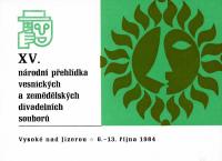 Vysoké n. Jiz., 15. NP venkovských DS – KDP, programová brožura, 1984