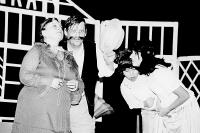 Řevnice, Lesní divadlo - herec a režisér Miloslav Šmejkal ve veselohře Na letním bytě, 1999