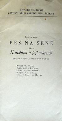 Brno, Svatoboj, Pes na seně, 1954