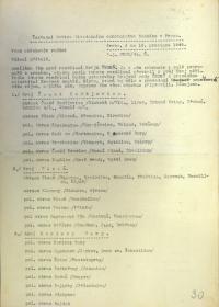 Třebíč, Horácký okrsek ÚMDOČ, korespondence, rozdělení krajů ÚMDOČ, 1946