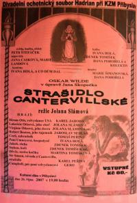 Přibyslav, Hadrián, Strašidlo cantervillské - plakát, Divadelní Přibyslav 2007