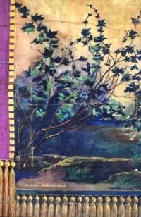 Loužnice, Sokol, detail opony Múzy, 1926