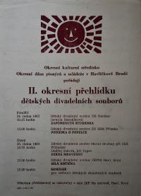 Přibyslav, Sluníčko, Kronika školní družiny, 1981 - 1988