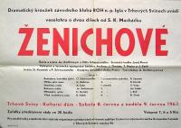 Trhové Sviny, Igla, div. soubor ZV ROH, Ženichové – plakát, 1963