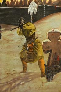 Veřechov, Hasiči, detail opony