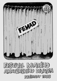 FEMAD Poděbrady, obálka programové brožury, 1986