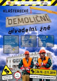 Klášterec nad Ohří, Klášterecké divadelní žně, plakát, 2019