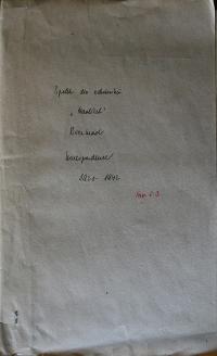 Březhrad, SDO Havlíček, Korespondence, 1921 - 1942