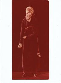 Kočkové, nejstarší loutka, poustevník