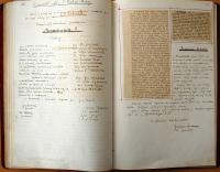 Chrast, Tyl, Památní kniha divadelního spolku, 1880