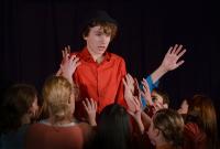 Jablonec nad Nisou, Vikýř DDM, poezie Jiřího Koláře: Mezi tupci, KP Dětská scéna Jablonec nad Nisou 2013