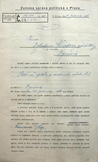 Benešov, Mošna, vznik spolku, 1926