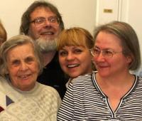 Zdena Josková na oslavě svých 80. narozenin