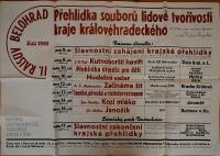 Lázně Bělohrad, II. Raisův Bělohrad - plakát, 1950