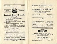 Cedar Rapids, Ochotnické družstvo, Děvče jako květ - program, 1928