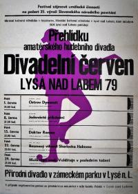Lysá nad Labem, Divadelní červen, plakát, 1979