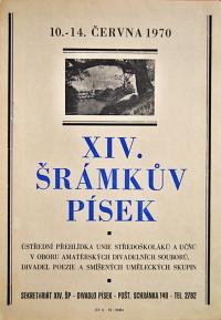 Písek, Šrámkův Písek, titl. list  program. brožury, 1970