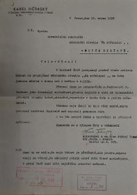 Nový Bydžov, Jirásek, Korespondence souboru