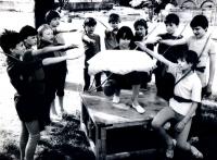 Olomouc, LŠU Žerotín, Hra na Robina Hooda, CP FEMAD Libice n. Cidl. 1988