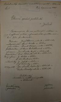 Úlibice, Ochotníci, volba funkcionářů, 1925