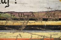 Čistá u Horek, opona, autograf autora, František Ulrych, 1940