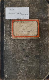 Chlumec nad Cidlinou, Klicpera, Kniha pokladní, 1902 - 1932