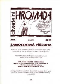 Divadelní HROMADA 2004,  č. 42, příloha