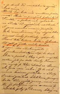 Střelohoštice, dopis Vojtovi Šteinu-Táborskému, s. 6, 1888