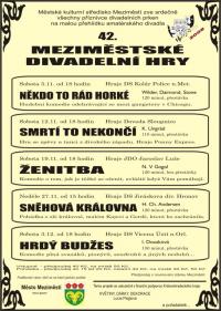 Meziměstí, 42. ročník Meziměstských divadelních her - plakát, 2005