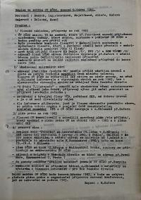 Pardubice, Svaz českých divadelních ochotníků Pardubice, Okresní výbor, Zápisy z jednání, 1971 - 1989
