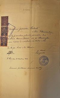 Seč, Sokol, Koflíček Marie Terezie, 1922