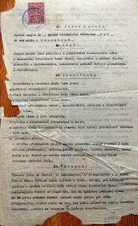 Bohdalín, Tyl, stanovy, 1926