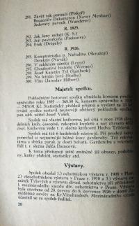 Hodonín, SDO, Pamětní spis ke třístému představení, 1926 ; seznam představení 1924-1926