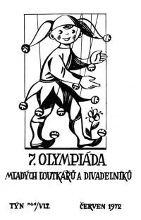 Týn nad Vltavou, 7. olympiáda mladých loutkářů a divadelníků - plakát, 1972