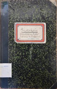 Vrchovina, Čtenářská a divadelní jednota, Kniha protokolů, 1920 - 1934
