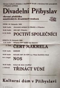 Přibyslav, Divadelní Přibyslav 1989 - plakát