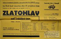 Litomyšl, JDO, Zlatohlav - plakát, 1948