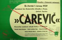 Kolín, Tyl, Carevič - plakát, 1939
