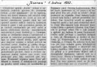 Mladá Boleslav, Kolár - recenze 1913-1935, Čeští muzikanti, 1932