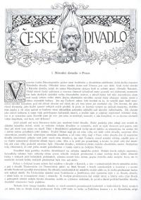 Praha, Národopisná výstava českoslovanská 1895, kap České divadlo 1 s.436.