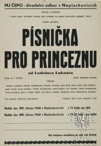 Neplachovice, Hasiči, Písnička pro princeznu - plakát, 1968